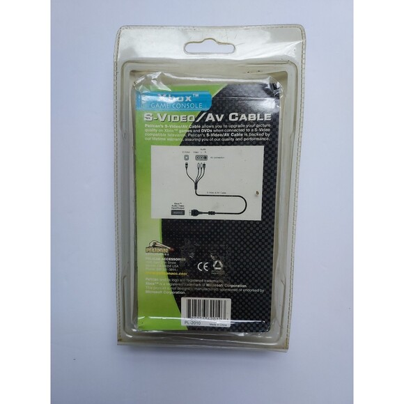 Pelican for X-Box Game Console S-Video-AV High Grade Cable & Plugs - NEW - Picture 2 of 2